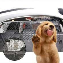 Negro Red de 120x70 cm para Perros en Coche con Separador Práctico y Protector de para Niños y Mascotas - 120*70 cm - Ver 3