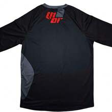 DONUTFOX Mountainbike Sportbekleidung Trikot Rennrad Shirts MTB BMX Downhill Moto DH Motocross T-Shirt HERREN Fitness Shirt Langarm T-Shirt - Schwarz - Übersicht 10