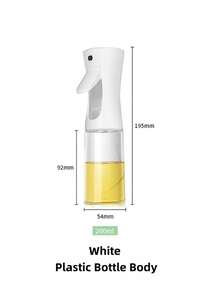 1pc Precision Oil Mister Spray Bottle For Grilling & Baking | Evenly Coats Grills & Pans For Low-Fat Cooking | Heat-Resistant PP, Easy-Clean Design