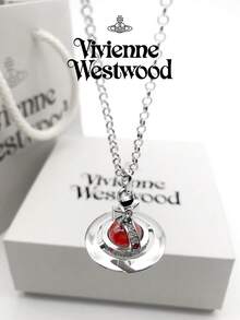 Vivienne Westwood New Tiny Orb Pendant Necklace - Silver - View 2
