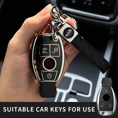 Fashion TPU Car Smart Key Case Cover Shell For Mercedes Benz A C E S Class GLS GLA GLK GLC CLS CLA W204 W221 W212 W205 W176 W463