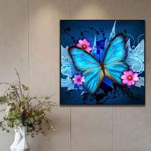 1pc 5D Diamond Painting Kit - "Glowing Fairytale Castle Wonderland" - Large Size Full Diamond Art DIY Diamond Painting Set, Frameless Mosaic Full Round Acrylic Diamond Art DIY Diamond Painting Set, Suitable For Home And Office Desktop Decor, Tabletop Decor And Wall Decor, Ideal Home Decor Gift For Living Room, Bedroom, Study - Multicolor - View 4