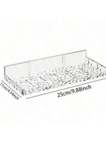 1个亚克力水龙头收纳架 - 节省空间的浴室水槽悬挂式储物架 | 带排水孔的壁挂式肥皂牙刷架 | 防水防锈 - 非常适合小型浴室、房车和宿舍 | 现代时尚设计 - 保持台面整洁！ - 彩色 - 查看 10