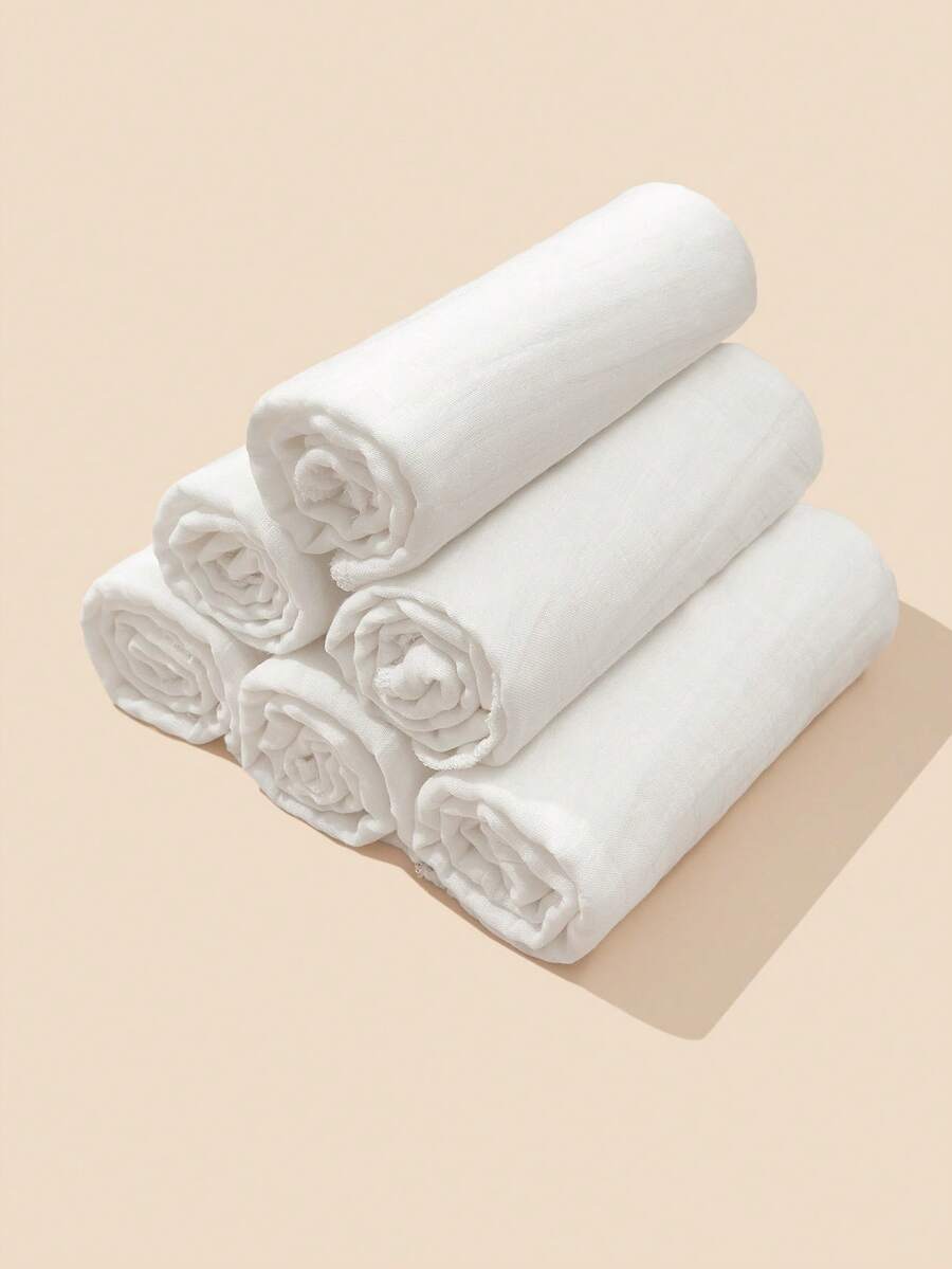 1pc Extra Large Soft Baby Towel, Bath Towel, Diaper Changing Pad, Bib, Absorbent & Anti-Stain, Suitable For Home & Outdoor Use - Multicolor - View 1