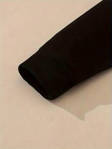 Women Round Neck Long Sleeve Sweatshirt Wizard In Training Owl And Stars Print Casual Wear For Halloween And Wizard Themed Events - 黑色 - 查看 4