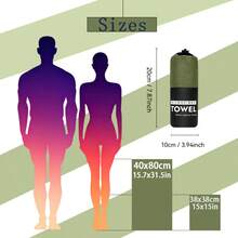 2 PC Towels Super Absorbent High Quality Lightweight With Mesh Bag Outdoor Gear For Camping Hiking Trave - B - View 7