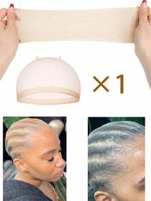 11件套美发造型梳套装，包括：1把用于梳理发际线的鬃毛梳、1把用于保持发际线顺滑的边缘梳、1把用于分缝造型的尖尾梳、4个透气性良好的高清假发帽、2根用于固定发际线的松紧带、2个用于编发的编发器。 - 75g - 查看 11