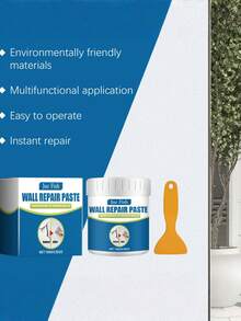 Wall Repair Paste - Covers Stains, Cleans Walls, Fixes Peeling Paint, Prevents Moisture, Cracks Repair - one-size - View 6