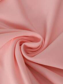 1 pezzo Camicetta da donna a righe con patchwork, colore a contrasto, costine, bottoni, adatta per uso quotidiano, primavera/autunno, colori: bianco, nero, blu, rosa, verde, giallo - Rosa - Visualizzare 7