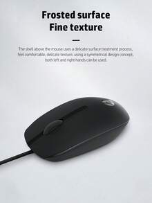 HP Wired Small Mouse, Computer Mouse, Desktop Computer Wired Mouse, Office Business Laptop, Office Compatible With Microsoft Windows And Apple IOS Systems - Multicolor - View 8