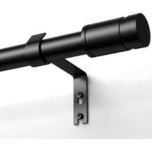 Curtain Window Rods - White - View 7