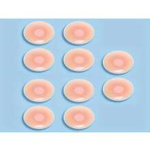 2/10PCS NudeFit Silicone Cat Ear Shaped Seamless Nipple Covers,Silicone Breast Patches, Invisible Breast Patches, Reusable, Seamless Invisible Self-Adhesive Anti-Bulge Breast Patches, Women's Underwear And Accessories,Silicone Adhesive Calf Pads,Nipple Covers For Women,Nipple Covers,Pasties,Pasties Nipple Covers,Nipple Pads,Nippies,Nipple Cover,Nipple Pasties, Nipple Cover,Silicone Nipple Covers Reusable,Breast Enhancement,Breast Enhancement Patch,Push Up Pads,Silicone Nipple Covers,Reusable Nipple Covers For Women,Cakes Nipple Cover,Hydrogel Nipple Pads,Nipple Tape,Nipple Cover,Silicone Nipple Covers Reusable,Nippies Nipple Cover,Boob Tape,Wedding,Pesoneras De Mujer,Boob Tape For Summer,Sticky Bra Vestidos De Mujer,Sticky Push Up Bra For Women,Sticky Bra Push Up,Push Up,Breast Lift,Push Up Sticky Bra,Gym Accessories,Swim For Girl,Lingerie,Anti-Chafing Silicone Bra Petals, Invisible Waterproof Nipple Cover Boob Pads, Super Thin & Seamless - 膚色 - 查看 9