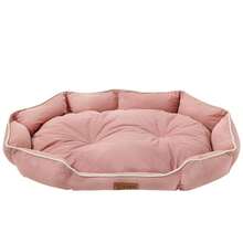 1pc Dog/Cat Bed, Suitable For Small/Medium/Large Dogs, All Season, Scratch & Bite Resistant, Machine/Hand Washable, Soft & Comfortable Fabric, Waterproof & Anti-Slip, Pet Sleeping Mat (Refer To Size Chart In Detail Images)