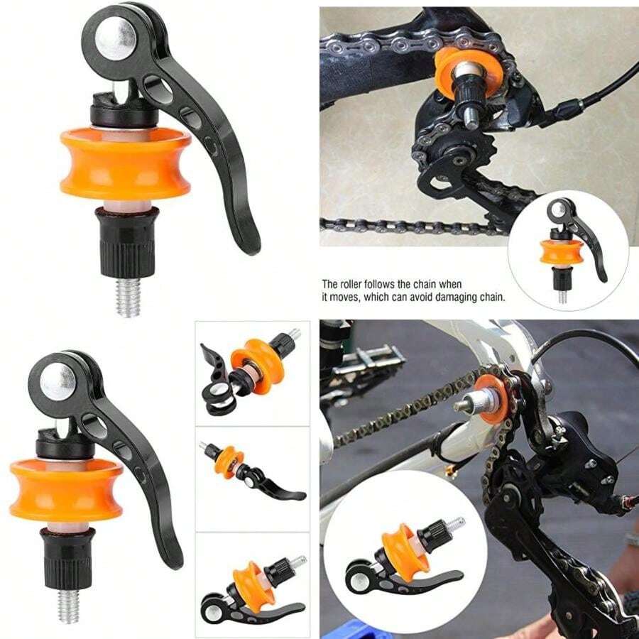 VGEBY1 - Soporte de cadena para bicicleta, herramienta de liberaci¨®n r¨¢pida, herramienta de limpieza para limpieza, reparaci¨®n de mantenimiento, accesorio de ciclismo(default) - Multicolor - Ver 1