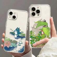 Cute Cartoon Phone S25 S24 S23 S22 S21 S20 FE Note20 Note10 Plus Ultra Lite 5G Soft TPU--Totoros Cover.Accessories. - T-TM241014J3 - 查看 7