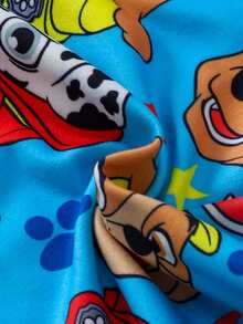 Paw Patrol 两件套汪汪队立大功男童睡衣套装，可爱卡通印花灰色圆领长袖T恤和长裤，秋冬季男童日常休闲睡衣套装，节日礼物 - 藍色 - 查看 7