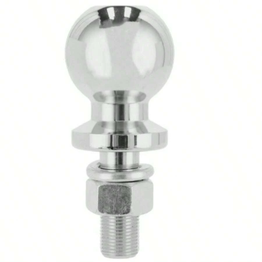 BOLA DE ARRASTRE 2" ADIR 15717 • ACERO REFORZADO • PARA REMOLQUE Y CARGA PESADA - Plateado - Ver 1