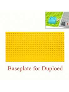 1 件大号珠子积木底板，16*32 点 DIY 大号底板，兼容各大品牌，圣诞节、复活节礼物