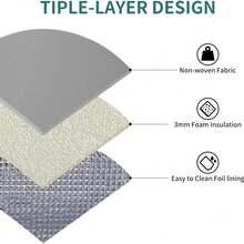 ZBEZBE ZEBZEB Insulated Cooler Tote Bags, Soft Totes With Top Zipper And Sided Pockets For Pizza Delivery, Grocery Shopping Travel Beach, Large Leak Proof Food Delivery Bag Frozen/Thermal Foods, Collapsible - 綠色 - 查看 7