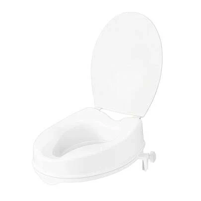 Heavy-Duty Toilet Seat Riser – 10cm Elevated Seat For Limited Mobility, Ideal For Hip Surgery Recovery And Daily Accessibility