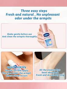 Vaseline 凡士林 GlutaGlow 亮白滾珠保濕乳，48小時汗水與異味控制，亮白平滑，即時止汗，持久清新，冷感按摩塗抹頭，口袋隨身香氛，隱形快乾配方，不黏膩 - Bright & Dry - 查看 5
