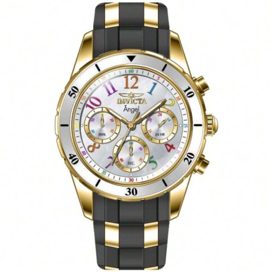 Invicta Women's 49803 Angel Quartz VD54 White Dial Watch - Một cỡ - Xem 1