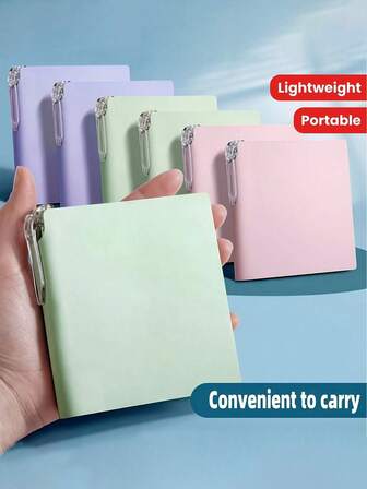1. 迷你笔记本 - 一款小巧便携的口袋笔记本，有 4 种混合颜色（蓝色/粉色/紫色/绿色）可供选择，复古书写套装，非常适合旅行或作为派对礼物 - 一款紧凑便携的笔记本。