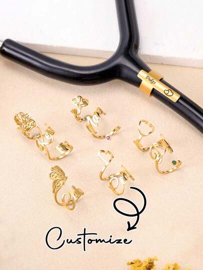 Customized Stethoscope Name Tag - Personalized Medical ID Ring - Birthday Flower Stethoscope Charm - Doctor - Student Nurse RN Gift, Medical School Gift, Best For Thanksgiving, Mother's Day, Valentine's Day