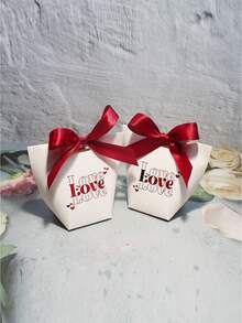 Cutie de bomboane romantice de Ziua Îndrăgostiților cu 6/12 buc, cutie cadou de ciocolată pentru petrecerea de Ziua Îndrăgostiților, ambalaj pentru favoruri - Multicolor - Vizualizare 3