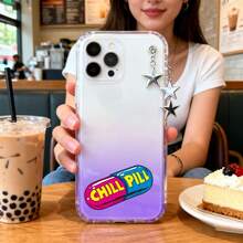 1PC 3 Inch Waterproof Outdoor PVC Removable Sticker Chill Pill Capsule Retro Pop Art 90s 2000s Y2K Aesthetic Colorful Cartoon Relax Good Vibes Only Anxiety Relief Decal For Laptop Fridge Skateboard Luggage Room Decor Party Favors Girl Style - Multicolor - View 4