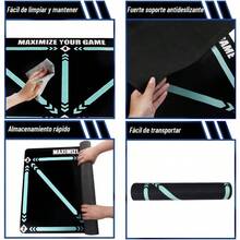 Tapete de Entrenamiento con Pisadas de Ftbol - Ferroso - Ver 6