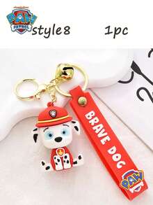 1 pieza Llavero con campana de Paw Patrol, colgante de mochila de goma suave para parejas, decoración colgante de mochila linda, recuerdo de fiesta, mejor regalo de vacaciones para amigos, decoración de fiesta, decoración de fiesta perfecta, decoración del hogar, regalo de cumpleaños ideal para amigos, recuerdo de mujer, estética linda, regalo del Día de San Valentín, decoración, decoración del hogar, regalo del Día de San Valentín - Multicolor - Ver 12