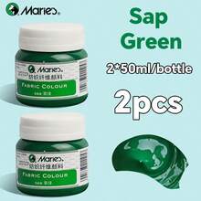 2 Bottle Marie's Fabric Paint, 50ml/1.7fl. Oz - Vibrant Colors Available For Clothes Permanent, Professional Textile Pigments Kit For Artists & Crafters, Ideal Gifts Art Tools For T-Shirts, Shoes, Jeans, Canvas Bags, DIY Projects In Christmas, New Year - 2pcs - View 20