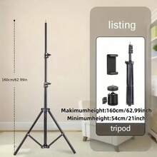 Selfiestick & Tripod Head - Black - View 3