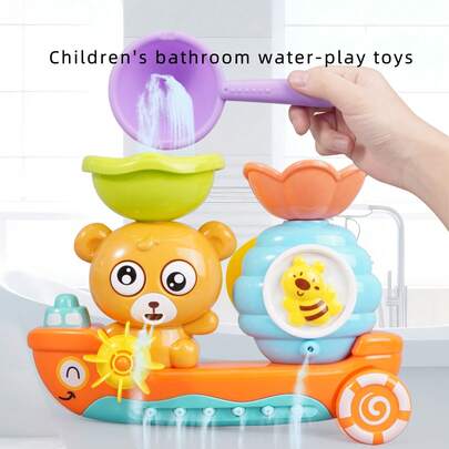 Baby Bath Toy Shower Spinning Toy, Infant Bathtub Water Spray Toy, Toddler Bath Time Spinning Shower Toy, Parent-Child Interactive Fun Toy, Children's Gift, Birthday Gift