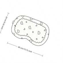 新生儿小熊棉纱云朵枕，透气吸水夏季婴儿平枕垫，防吐奶枕，适合婴幼儿