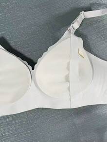Temptuelle Hart & Haze 哺乳文胸，前扣式孕妇文胸，提拉支撑，防止下垂，适合孕期和产后使用。 - 白色 - 查看 11