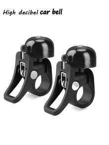 Mountain Bike Bell Safety Warning Signal Loud Retro Bicycle Bell Road Handlebar Bike Accessories Riding Equipment - Black - View 1