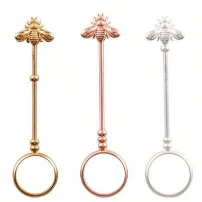 1个金色蜜蜂香烟嘴，优雅香烟戒指，香烟指环，女士迷你香烟嘴手链，纤细香烟嘴，香烟支架，香烟夹，男士香烟戒指，创意个性化礼物