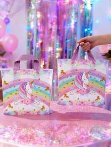 25/50 Túi Quà Kỳ Lân Cầu Vồng Lớn, Túi Quà Tặng Đa Năng, Túi Túi Quà Tặng Tiệc Tặng, Túi Mua Sắm, Túi Sinh Nhật Kỳ Lân, Quà Nhồi Sinh Nhật, Đồ Dùng Tiệc Sinh Nhật, Quà Sinh Nhật, Túi Mang Theo Hàng Ngày, Trang Trí Tiệc Kỳ Lân, Thích Hợp Cho Tiệc Tụng, Quà Sinh Nhật, Quà Cưới, Tiệc Cô Dâu, Tiệc Bé Gái, Tiệc Tiết Lộ Giới Tính, Ramadan - Nhiều màu - Xem 2