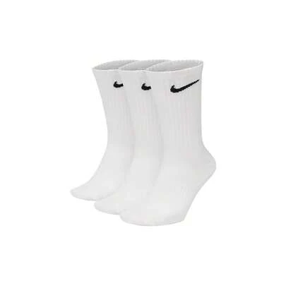  Tất cổ cao thể thao Nike Logo, Tất tập luyện & thể hình, Unisex, Trắng, Nhiều gói