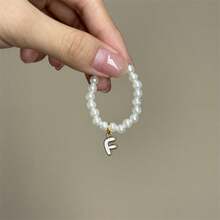 【仅项链】创意新款10厘米娃娃第四代迷你Labobo陶瓷娃娃吊坠，可爱珍珠字母项链，适用于Labobo娃娃 - 彩色 - 查看 21