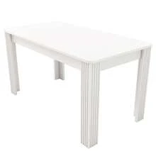 Home Office Desks - White + Particle Board - View 6