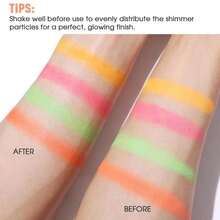 UCANBE Shimmer Dewy Setting Spray – Glowing + Makeup Setting Spray 2 In 1 Lightweight Formula For A Radiant Glow,Long-Lasting Face Mist For Face Body, 4 Fl Oz #Platinum - ColorC - 查看 6