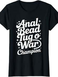 Embarrassing Shirt Naughty Funny Inappropriate Adult Humor T-Shirt - 黑色 - 查看 1