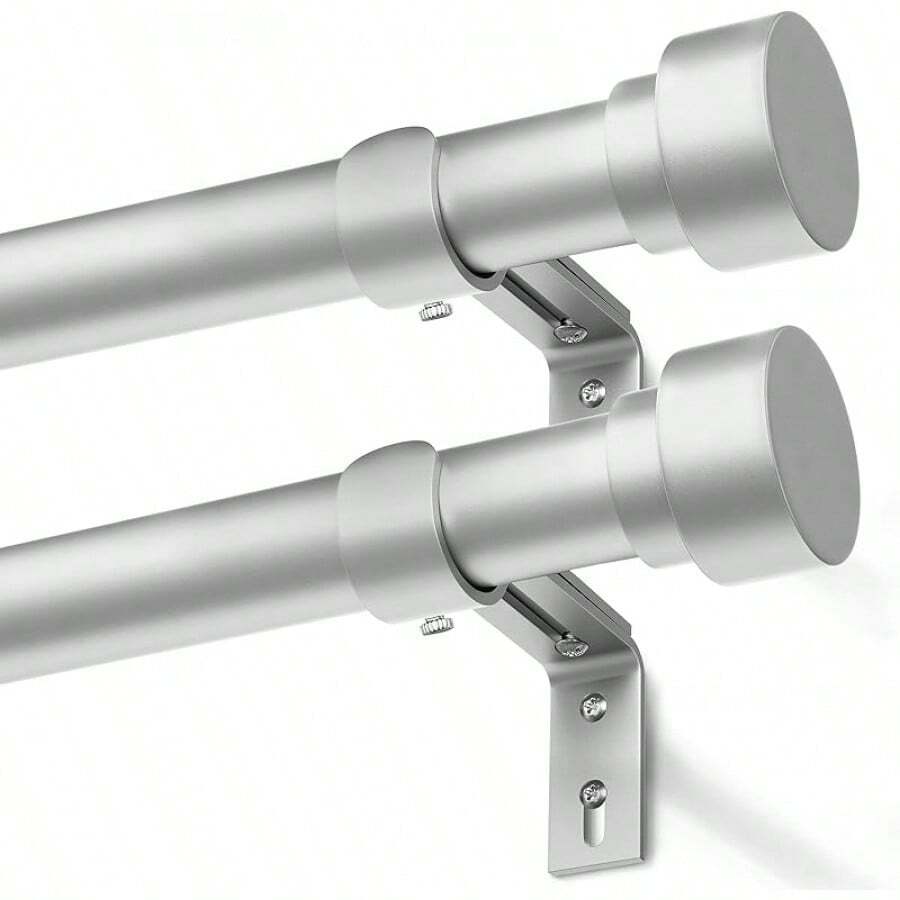 Curtain Window Rods - Silver - View 1