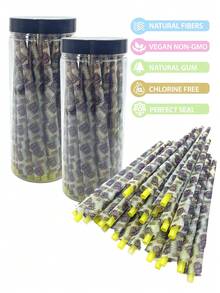 50张卷烟纸，预卷烟锥，香烟纸和烟管，超薄慢燃喇叭形卷烟纸，吸烟配件，礼品套装，情人节礼物，新年礼物，家居装饰圣诞礼物