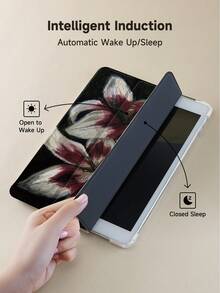 Ayotu 1pc Lily Flowers Tablet Case & Kindle E-Book Case Compatible With IPad 10th Generation, IPad 11/Air 4th/Air 7th/9.7 Inches, Compatible With Samsung Galaxy Tab A9 Plus, Kindle (11th Generation-2024 Release)(6 Inch), Kindle Paperwhite 12th Gen 2024, Great Holiday Gift, Stylish And Simple Pattern. - Multicolor - View 6