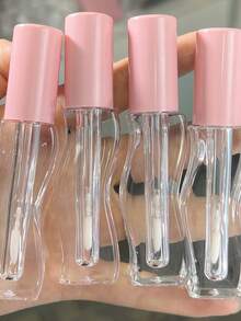 3Pcs Lipstick Container Round, Mini Lipgloss ,Sample Tube Refillable Bottles, Rubber Inserts, Travel Essentials,Lip Gloss Tube, Liquid Eyeliner Mascara Lipstick Tubes Bottle, Empty Refillable Cosmetics Containers, Plastic Empty Refillable Bottles, Liquid Lipstick Container, Lip Gloss Sample Vials, DIY Lip Oil, Lip Gloss, Lip Balm Tube, Makeup Sample Container, Travel Accessory - Multicolor - View 9