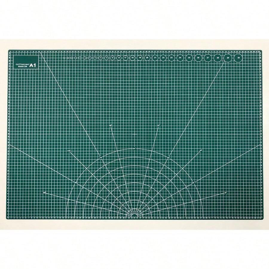 Premium Self-Healing Cutting Mat - Perfect For Sewing Crafting Quilting Scrapbooking - Durable Double-Sided Design With Grid Lines For Accurate Cutting And Crafting Projects A1(90 * 60 Cm ) - A19060cm - View 1